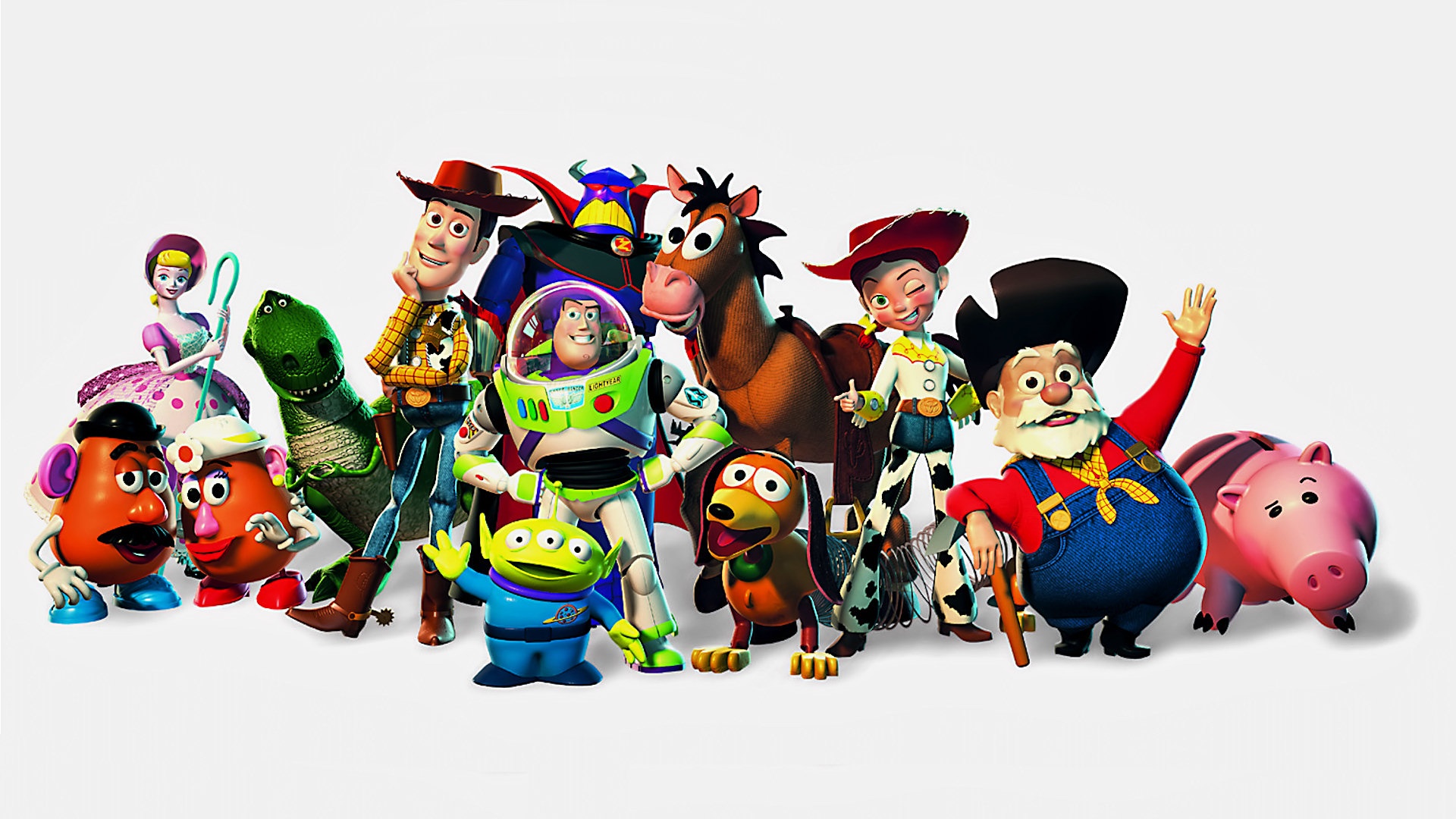 the toy story characters